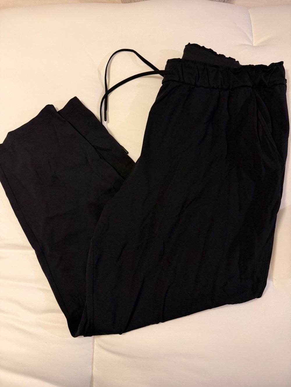 lululemon athletica Black Drawstring Track Pants